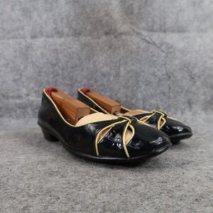 Sofft Shoes Womens 6 Comfort Pumps Slip On Patent Leather Cut Out Fashion Career